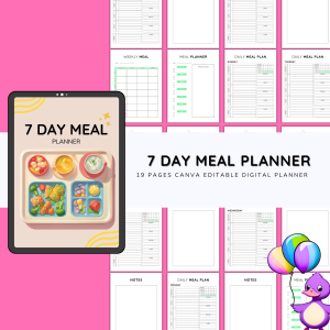 7 Day Meal Planner