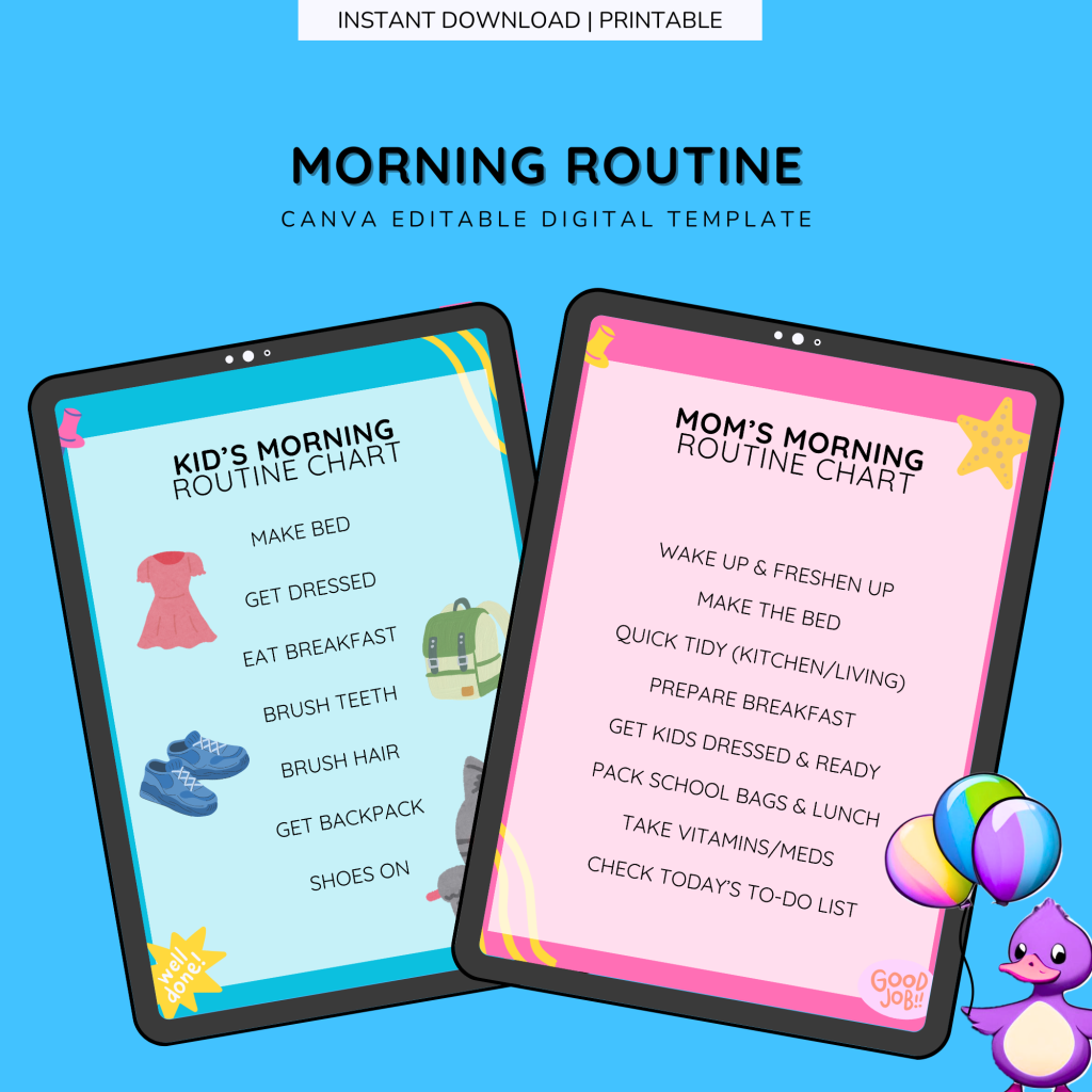 Morning Routine Planner
