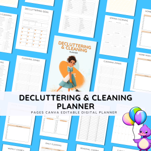 Decluttering and Cleaning Planner