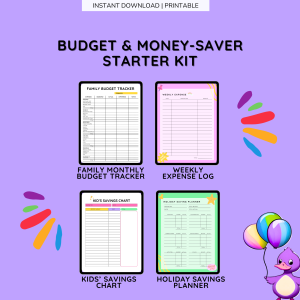 Budget & Money-Saver Starter Kit