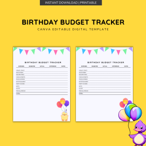 Birthday Gift Budget Tracker