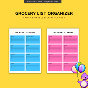 Grocery List Organizer