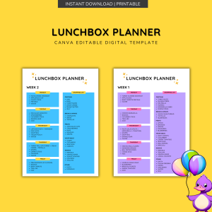 Lunchbox Planner