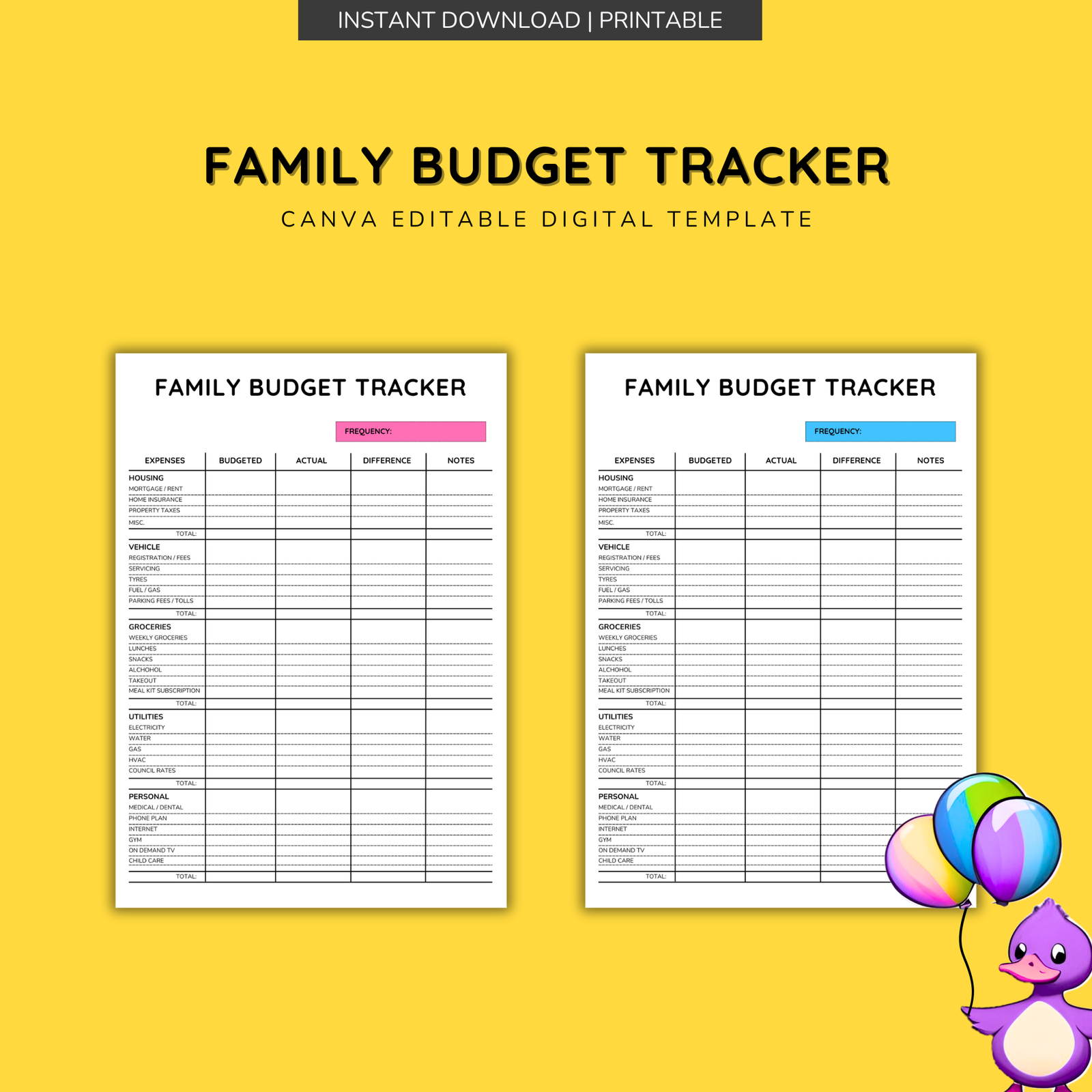 Family Budget Tracker